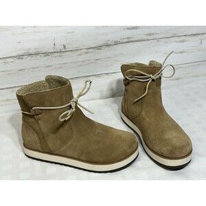 Merrell Polar Waterproof Ankle Boots Juno Bluff Camel Size 11 Womens Tan Brown